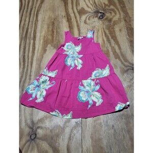 Faherty Toddler 2t Floral Cotton Sleeveless Strapeless Sundress @H77